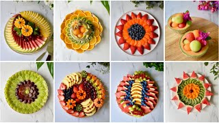 10 Fruit Platters Inspiration Ideas🌈 How to make fruit plates look so beautiful and inviting🍓🍊🍉 [upl. by Lory]