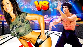 Bruce Lee vs Rachel McLish  EA Sports UFC 4 [upl. by Jochebed972]