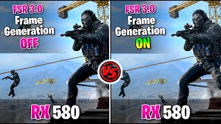 ✅ RX 580 ✅ COD Warzone 3 ✅ 1080p  All Settings 🔴 AMD FSR 3 Frame Generation 🔴 [upl. by Darrel]