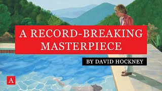 David Hockneys portrait of an artist The story behind a recordbreaking masterpiece  Art insights [upl. by Yentihw]