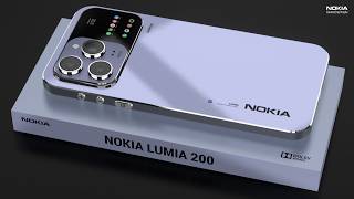 Nokia Lumia 200  5GMTK Dimensity 9300200MP Camera6000mAh Battery512GB StorageNokia Lumia 200 [upl. by Brianne]