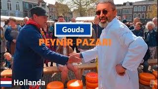 Hollanda Peynir pazarı ziyareti Gouda [upl. by Meihar]