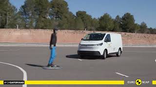 Maxus eDELIVER 7 2024  Euro NCAP Crashtest Sicherheitsfunktionen Bremsen usw [upl. by Fronia]