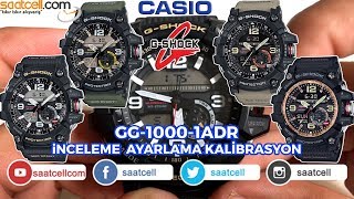 Casio Gshock Mudmaster GG1000 inceleme ve ayarlama kalibrasyon [upl. by Kurtzman322]