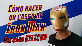 Cómo Hacer Un Casco De IRON MAN SIN USAR SILICÓN CALIENTE  DIY  Casco de Iron Man [upl. by Ecinert837]