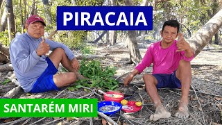 PIRACAIA COM OS MESTRES VIVICO E COMANDO EM SANTARÉM MIRI piracaia pescaartesanal pescaria [upl. by Alaster]