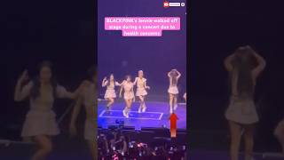 BLACKPINK’s Jennie Walks Off Stage During Concert Due To Health Concerns 🏥 shorts [upl. by Cordula]