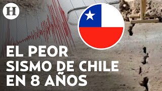 ¿Destruyó todo Estas son las impactantes imágenes que dejó el sismo de 74 grados en Chile [upl. by Liss]