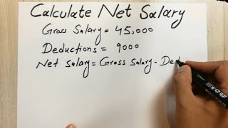 How to Calculate Net Salary Easy Trick [upl. by Josepha276]