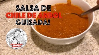 Chile de Arbol Salsa Salsa de Chile de Arbol  Muy Bueno [upl. by Seugirdor]