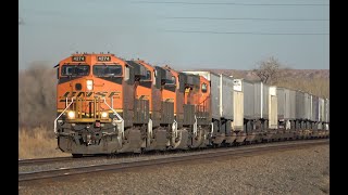 Fast ZTrains on the BNSF Railway Compilation 1  2022 [upl. by Marelda]