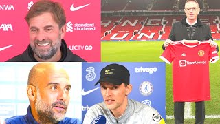 Jürgen Klopp Pep Guardiola and Thomas Tuchel on Ralf Rangnick  Premier League Manager reactions [upl. by Trisa]