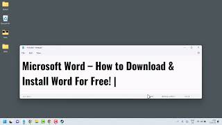 Microsoft Word – How to Download amp Install Word For Free [upl. by Nwatna]