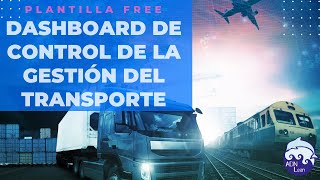 Dashboard de control de la gestión del transporte con Excel  Plantilla [upl. by Dino892]