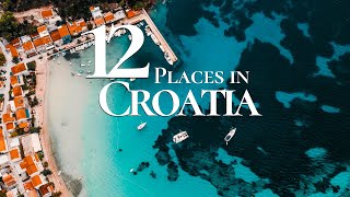 12 Most Beautiful Places to Visit in Croatia 2024 🇭🇷  Top Croatia Beaches [upl. by Nissa545]