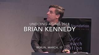 Brian Kennedy at Undoing Aging 2018 [upl. by Aldercy]