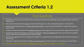 Criminology Unit Four Past Questions and Gaps 2024 PowerPoint [upl. by Limoli]