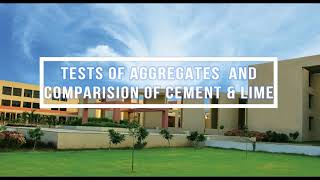 BMLecture 19Tests of Aggregates amp Comparison of cement amp limeBy ProfACKalola [upl. by Camile]