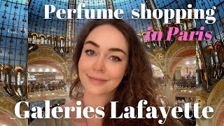 Perfume shopping in Galeries Lafayette Haussmann in Paris in HD [upl. by Allred469]