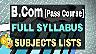 Bcom 1st Year 2nd Year 3rd Year Complete Syllabus  Bcom Subjects Lists  By Sunil Adhikari [upl. by Rednazxela]