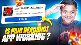 TRYING PAID HEADSHOT APPS IN FREE FIRE FROM PLAYSTORE  GARENA FREE FIRE [upl. by Cherida]