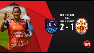 UCV 2  1 UNSAAC Zona de Descenso Liga Femenina  Fecha 03 [upl. by Ardnohsed79]