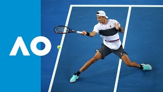 Lucas Pouille v Alexei Popyrin third set highlights 3R  Australian Open 2019 [upl. by Attenra694]