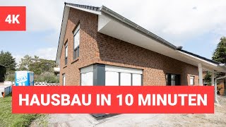 Unser Haus in 10 Minuten gebaut  Time Lapse  Hausbau Zeitraffer  bautagebuch [upl. by Ettevram]