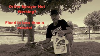 How To FIX Your Sprayer In Less Than A Minute FAST results [upl. by Aemat776]