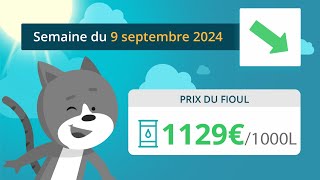 Prix ​​du fioul domestique  semaine du 9 septembre 2024 [upl. by Bara]