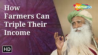 India s Agriculture  How We Can Triple Farmer Income  Sadhguru [upl. by Redman]