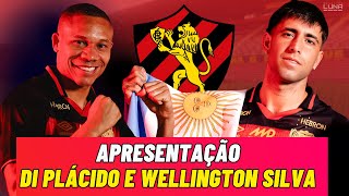 APRESENTAÇÃO DI PLÁCIDO E WELLINGTON SILVA NO SPORT RECIFE  4K [upl. by Atteuqaj]