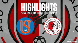 Urbs Salvia 0  0 ASD Camerino Calcio • Highlights 14a Giornata [upl. by Annaehr]