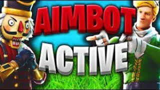 FORTNITE BEST MOMENT 4 AIMBOT ACTIVER [upl. by Lomaj944]