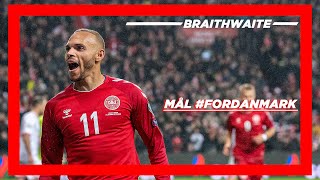 Braithwaites bedste mål for Danmark  Braithwaite top goals [upl. by Assiluj]