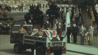 Funeral Procession of Lord Louis Mountbatten  Assassinated by the Provisional IRA  Sept 1979 [upl. by Sitto]