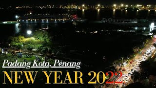 4K New Year 2022 at Padang Kota Penang [upl. by Koa]