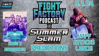 WWE Summerslam Predictions amp Fight Factory Wrestlings Second Show Announcement [upl. by Aivatahs658]