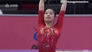 Qian Xuejia  2021 CHN Nationals Chengdu  Gymnastics Leotard Fashion Show [upl. by Acsirp]