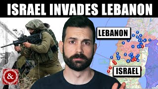 Israel Invades Lebanon and is hit by Irans Missile Attack [upl. by Lucania]