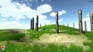 Wood Henge Reconstruction near Stonehenge [upl. by Yeloc]