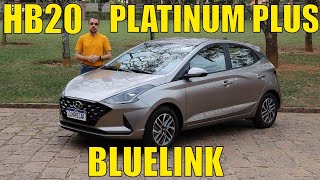 Hyundai HB20 Platinum Plus 2022 com sistema Bluelink [upl. by Acillegna380]