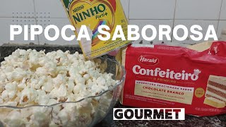 Pipoca 🍿 Gourmetizada  do meu jeito simples [upl. by Aissela]