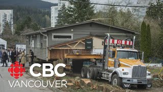 10 Port Moody homes shipped to Sechelt by barge [upl. by Dedric484]