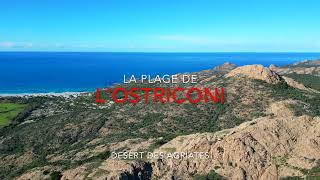 Refuge Troglodyte Dersert Agriates la Corse vue du ciel les richesses du patrimoine naturel Corse [upl. by Kuebbing]