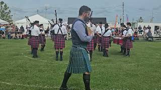 Capital District Scottish Games 2024  Rhode Island Highlanders Pipe Band [upl. by Ebba]