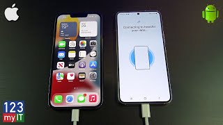 Transfer Data iPhone to Android with Cable No iCloud [upl. by Aivul624]