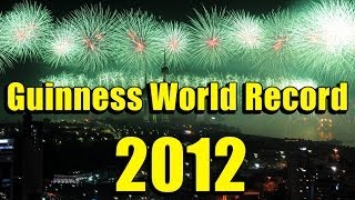 LARGEST FIREWORK SHOW IN THE WORLD Guinness World Record 2012 Kuwait [upl. by Sara]