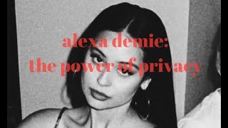 alexa demie the power of privacy and mystique [upl. by Neeven434]