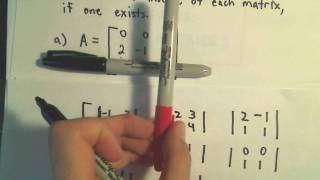 Finding the Inverse of a 3 x 3 Matrix using Determinants and Cofactors  Example 1 [upl. by Roth]